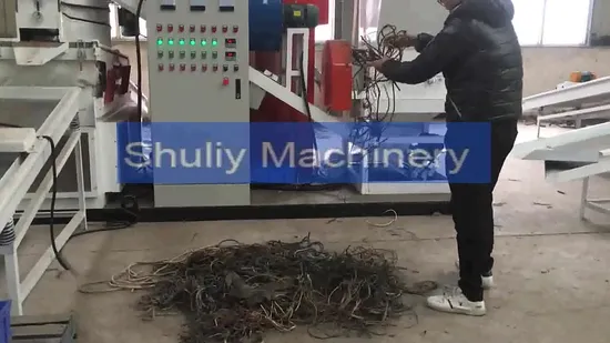 Granulator Waste Copper Wire Small Shredder Wire and Cable Automatic Copper