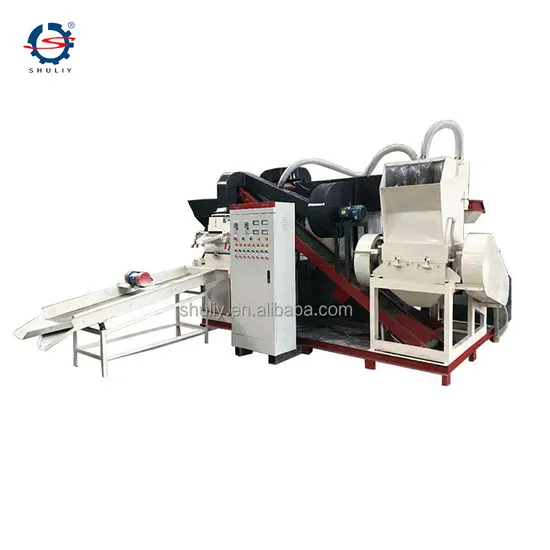 Aluminum Copper Wire Cable Granulator Grinding Recycling Machine with Separator 