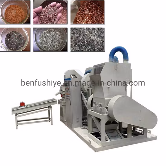 Waste Wire Waste Copper Cable Copper Cable Copper Granulator Scrap Copper Rice Making Machine