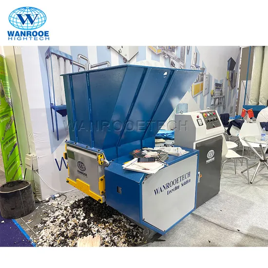 Double Shaft Waste Bottle Shredding Machine Mini Scrap Metal Shredder Machine 