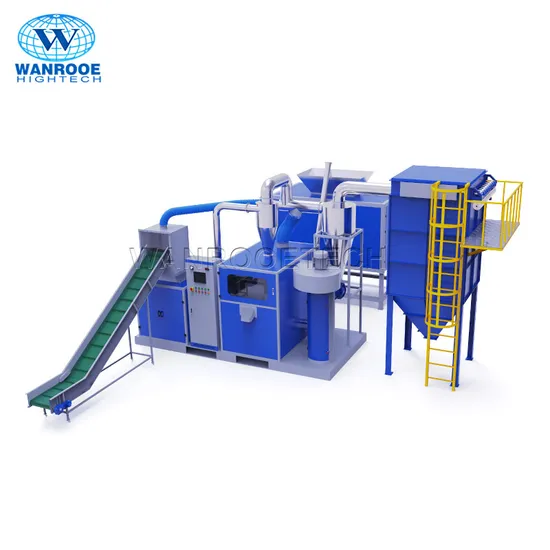 Metal Scrap Electrical Aluminum Copper Cable Plastic Separator Removing Crimping Stripping Peeling Recycling Grinding Granulator Machine