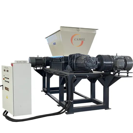 Hard Plastic Blue Barrel Paperboard Cardboard Shredder Machine 