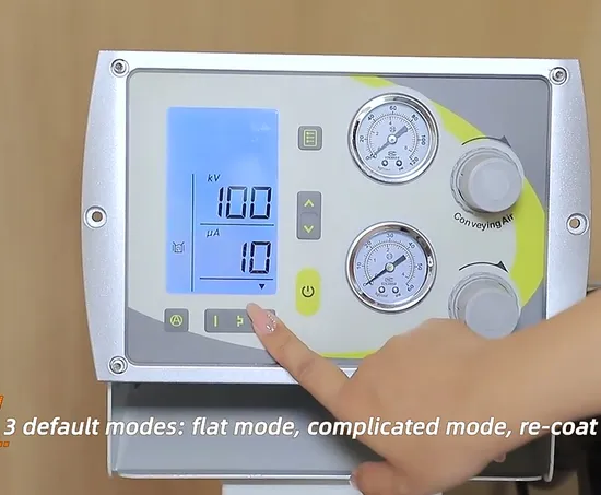 Kent F Manual Electrostatic Powder Coating Machine with 55L Hopper Spray Gun 