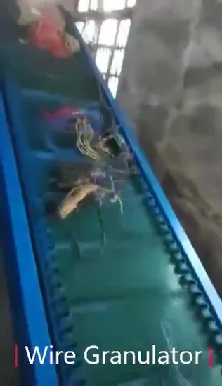 Vable Shredder Waste Scrap Copper Wire Cable Granulator Recycling Machine 