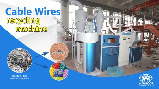Low Price Cable Recycling Machine Scrap Cable Peeler Copper Cable Granulator Machine 