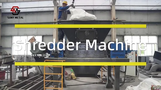 Best Factory Price Plastic Crusher Double Shaft Shredder Machine for Metal Scrap 